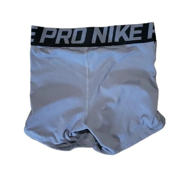 Nike Womens Shorts Size XS Pro Intertwist Gray - Picture 2 of 3